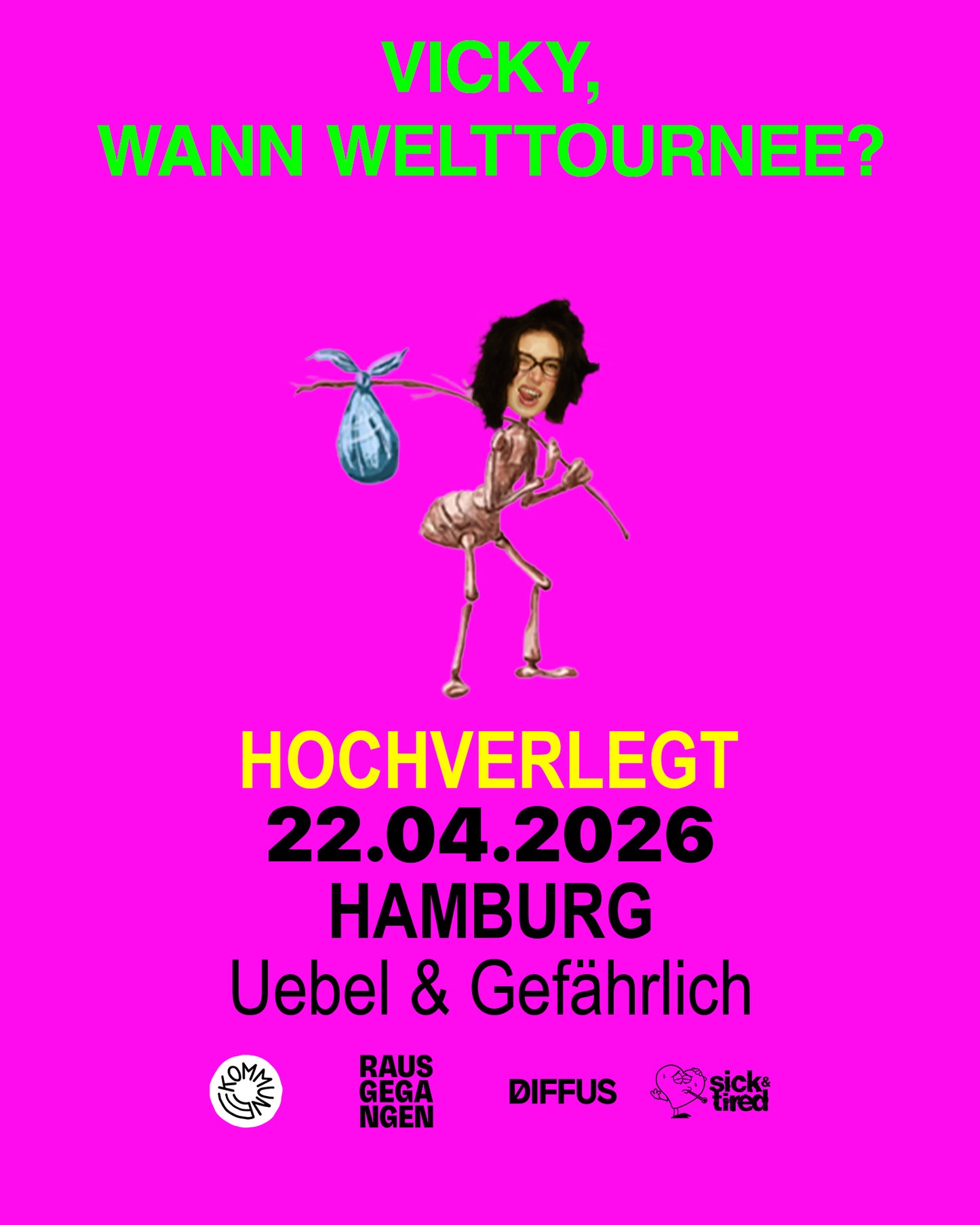 Hamburg - VICKY, WANN WELTTOURNEE? - E-Ticket