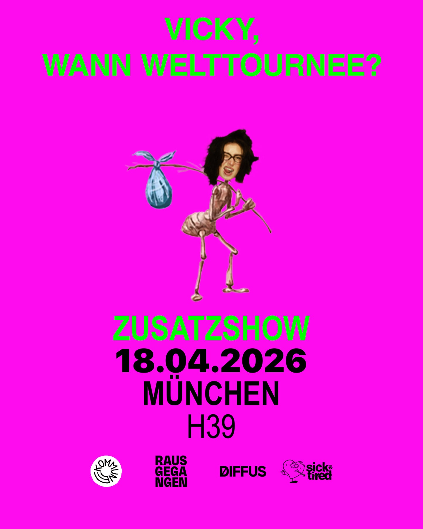 München - VICKY, WANN WELTTOURNEE? - E-Ticket - Zusatzshow