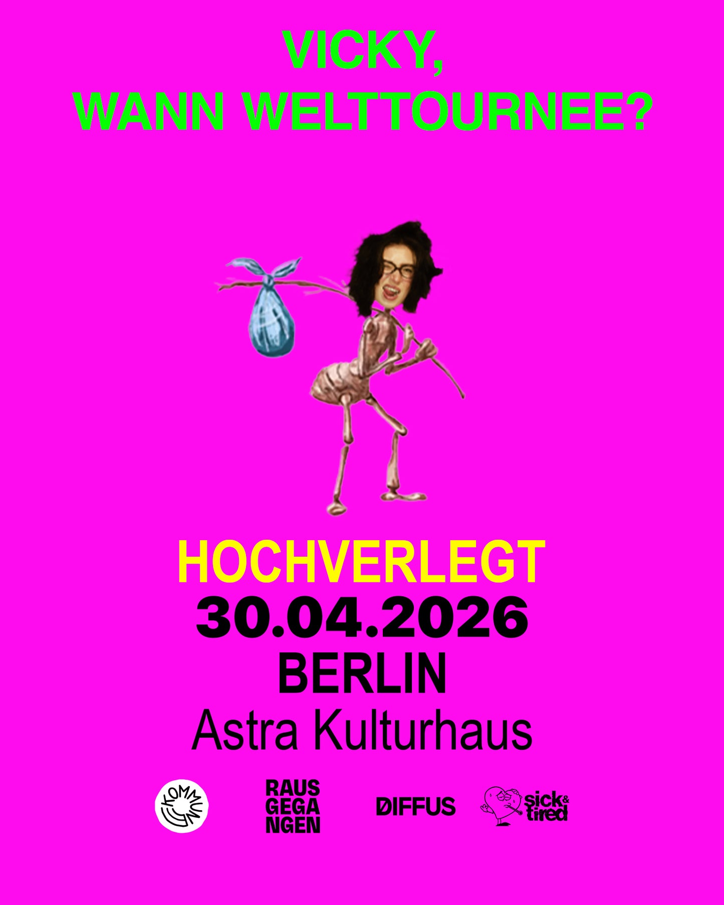 Berlin - VICKY, WANN WELTTOURNEE? - E-Ticket