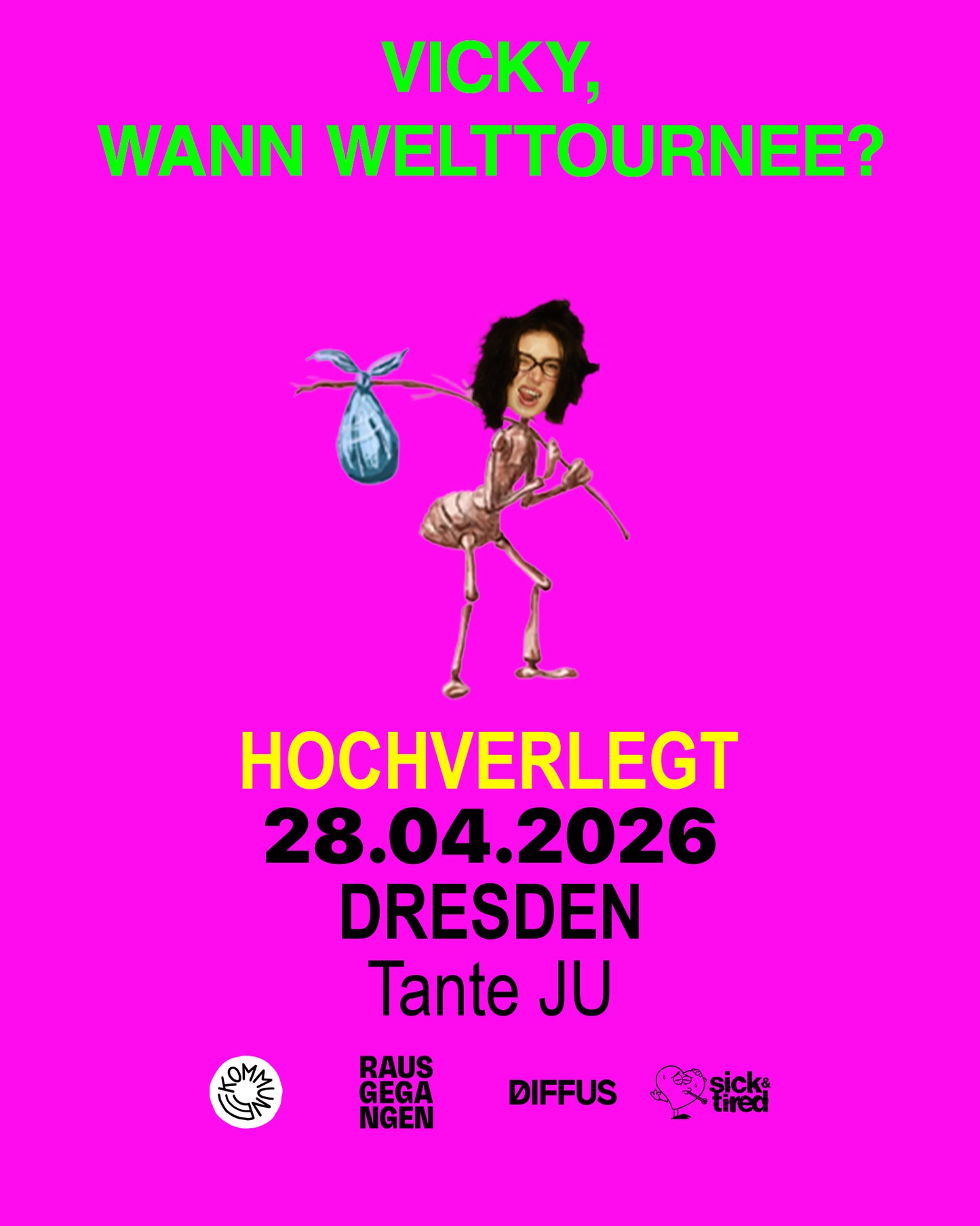Dresden - VICKY, WANN WELTTOURNEE? - E-Ticket