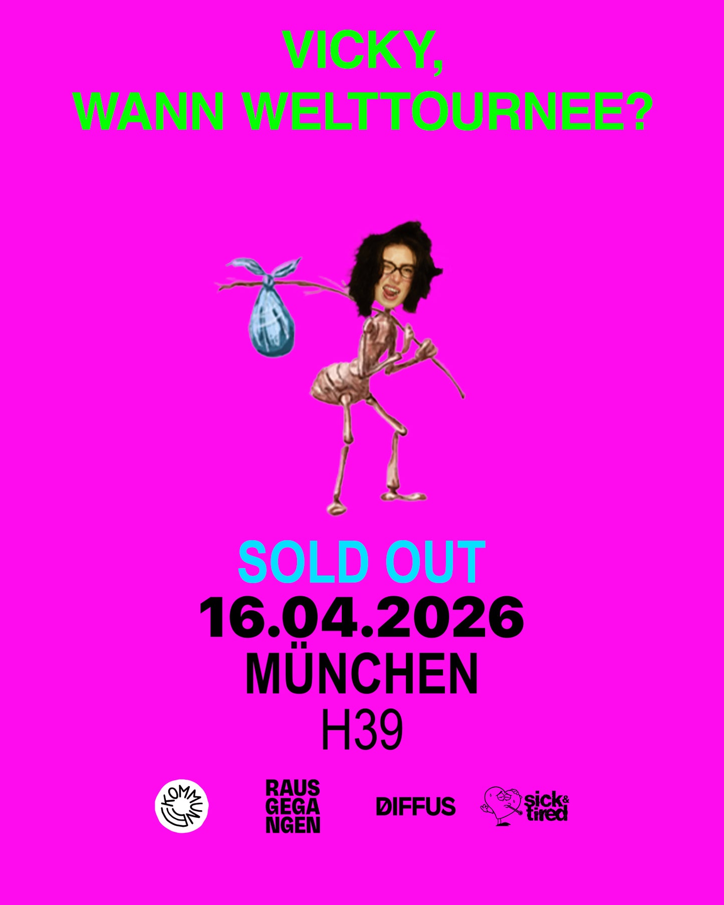 München - VICKY, WANN WELTTOURNEE? - E-Ticket