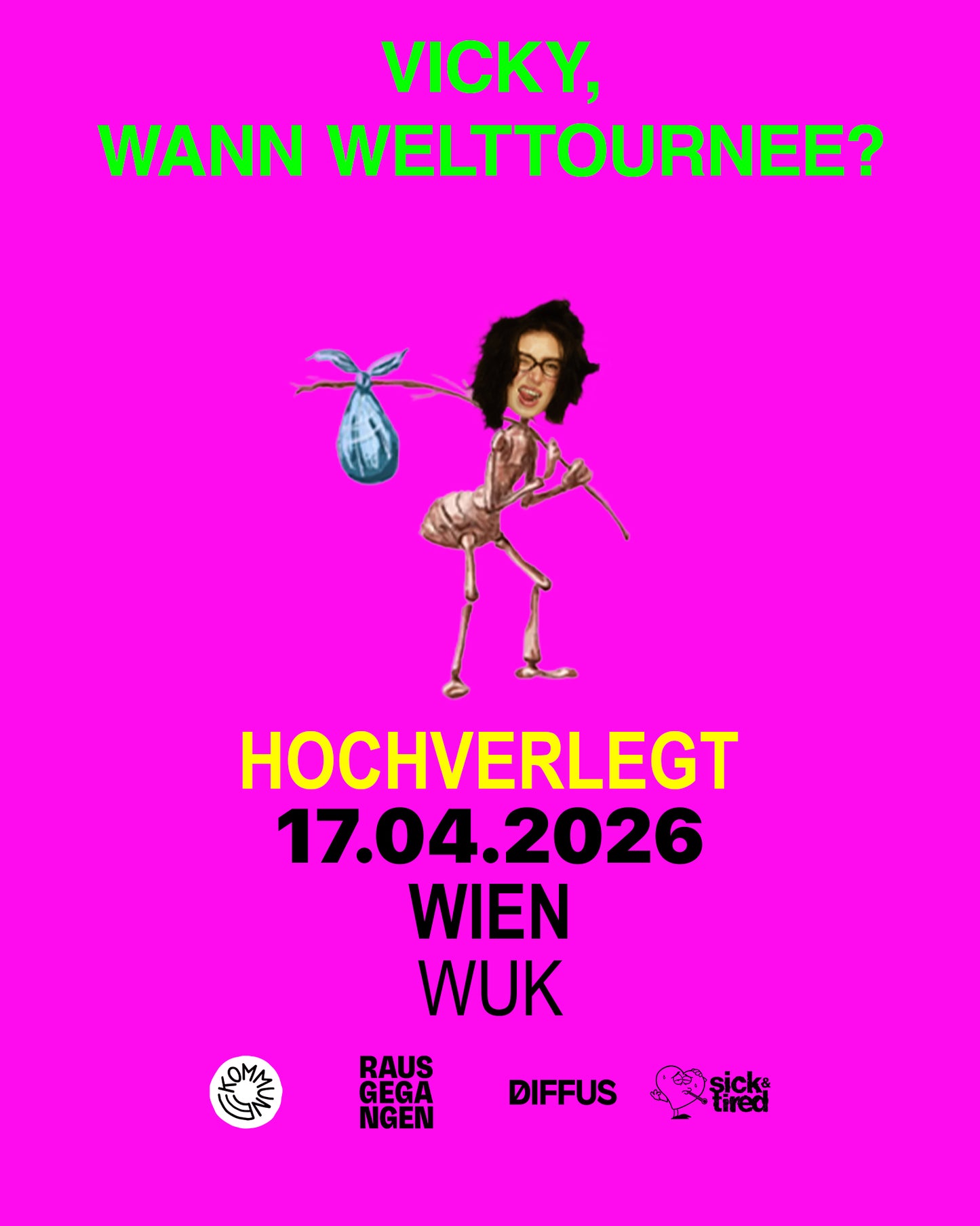 Wien - VICKY, WANN WELTTOURNEE? - E-Ticket