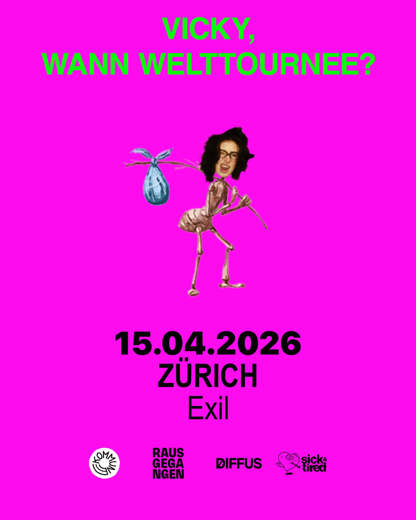 Zürich - VICKY, WANN WELTTOURNEE? - E-Ticket